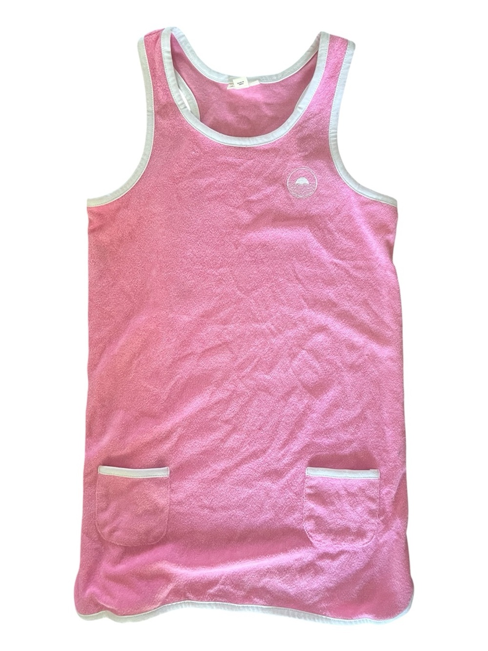Feather 4 Arrow Girls Pink Terry Cloth Cover-Up Dress Size 8-9Y